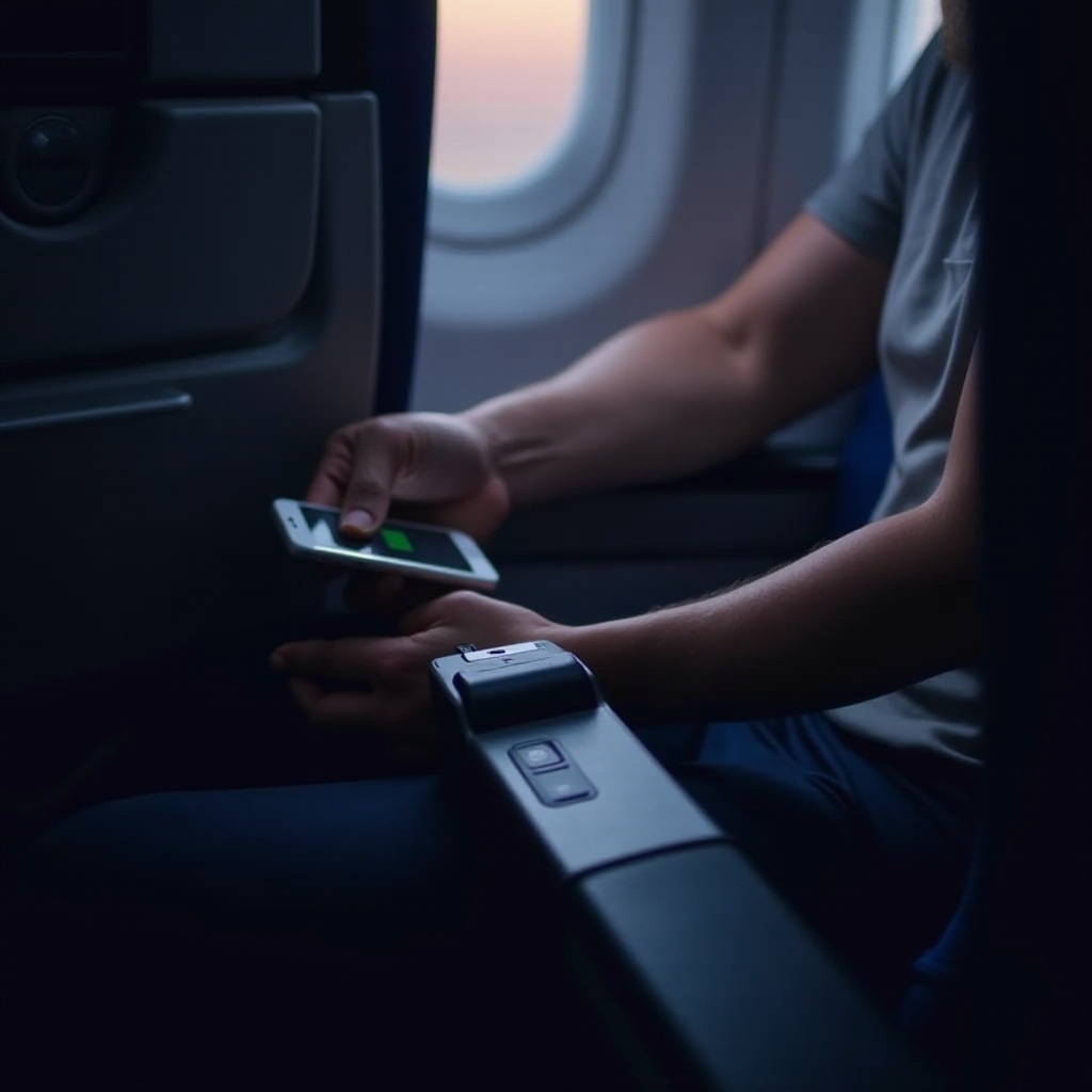 如何在長途飛行中更快地為手機充電